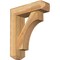 Ekena Millwork Westlake Craftsman Rough Sawn Bracket w/ Offset Brace, Western Red Cedar, 6"W x 20"D x 24"H BKT0604X20X24WTL04RWR - alternate 1